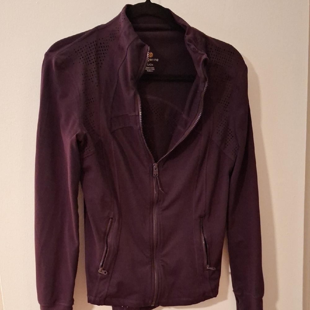 Tangerine Purple Bomber Jacket with Slim Fit